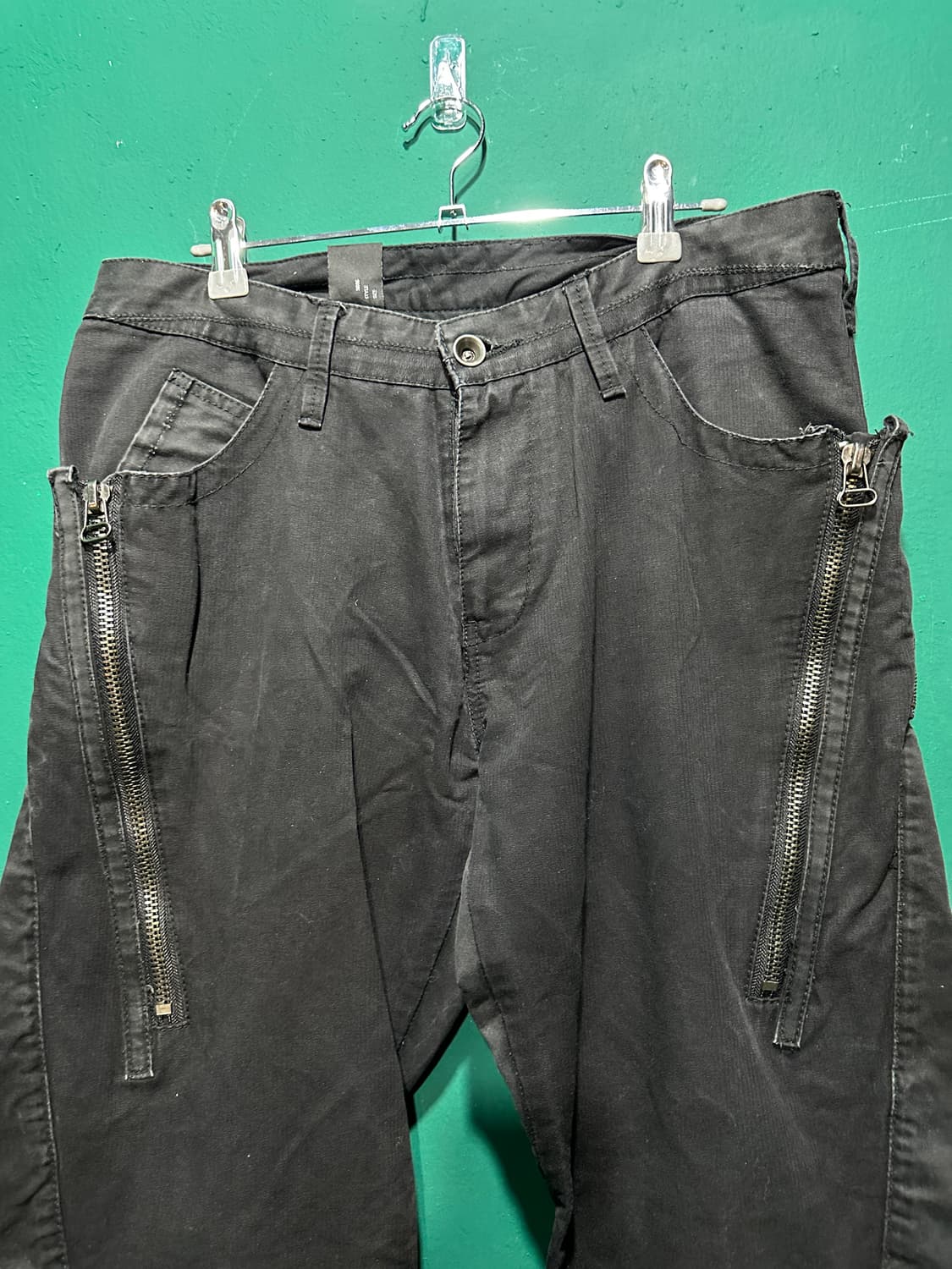 빈티지 사이드절개 블랙팬츠 30-31 상품이미지2