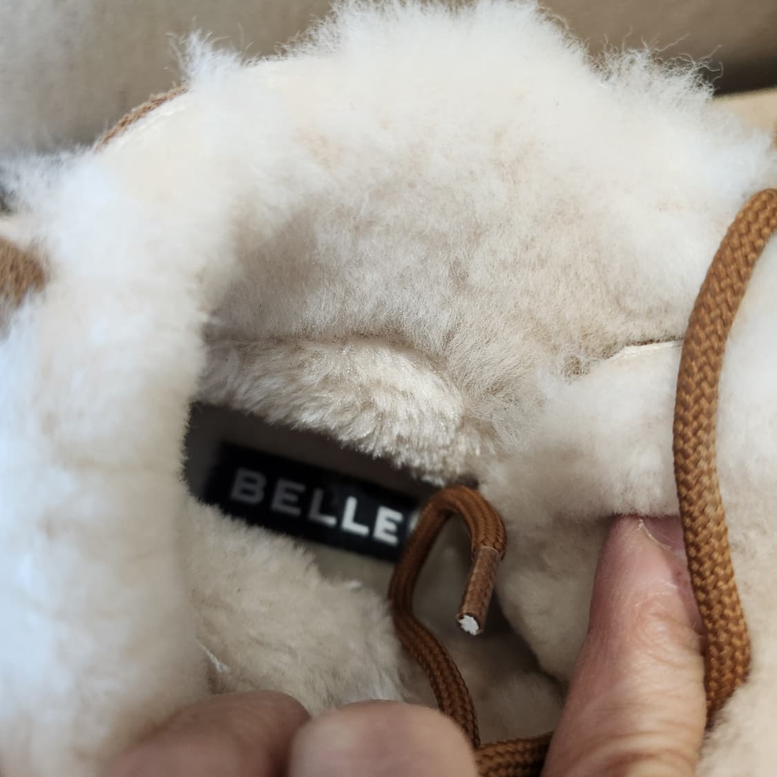 🔥벨(BELLE) 무스탕 퍼부츠 245 / 뽀글이 퍼안감 따뜻부츠
 상품이미지10