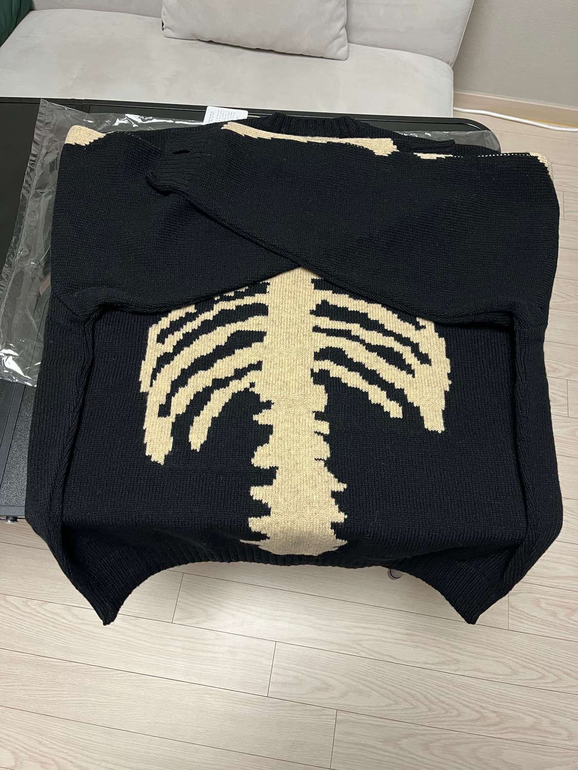 Kapital 5G Wool Bone Crewneck 블랙 3 사이즈 상품이미지1