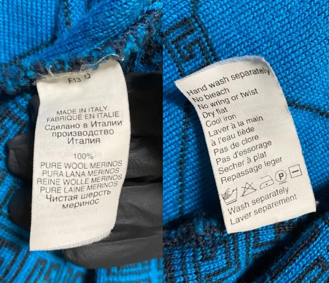 베르사체 니트 집업 자겟 상품이미지4