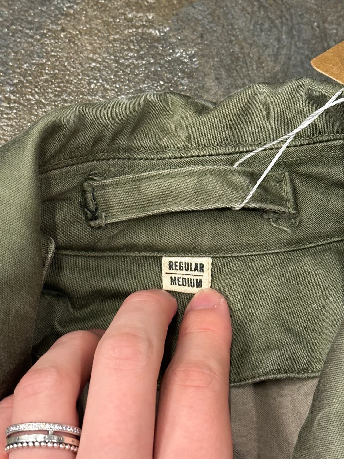 Original 1950s M-1950 Over coat 피쉬테일 야상 상품이미지5