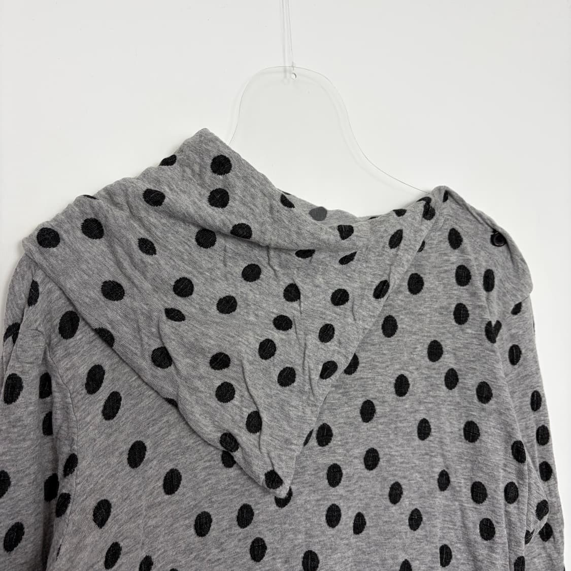 요지야마모토 도트 패턴 니트 티셔츠 상품이미지2