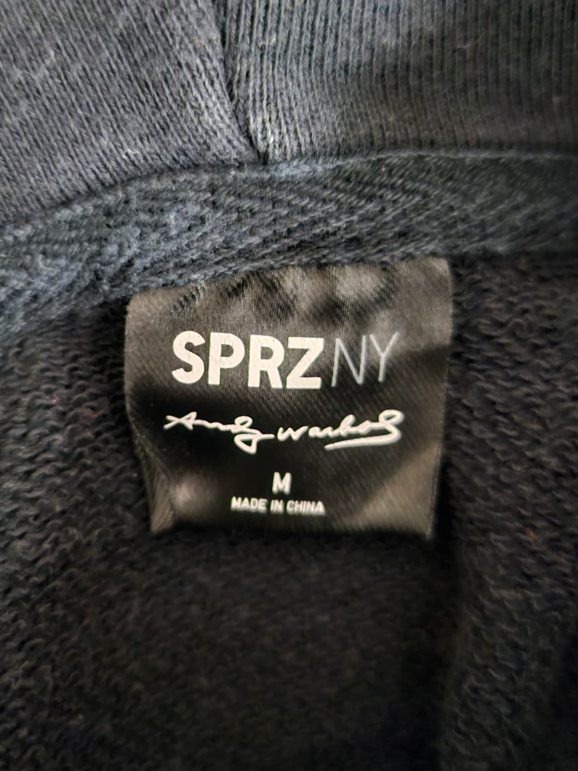 (리미티드한정판)유니클로 SPRZ NY 앤디워홀 콜라보 후드티 M 상품이미지5