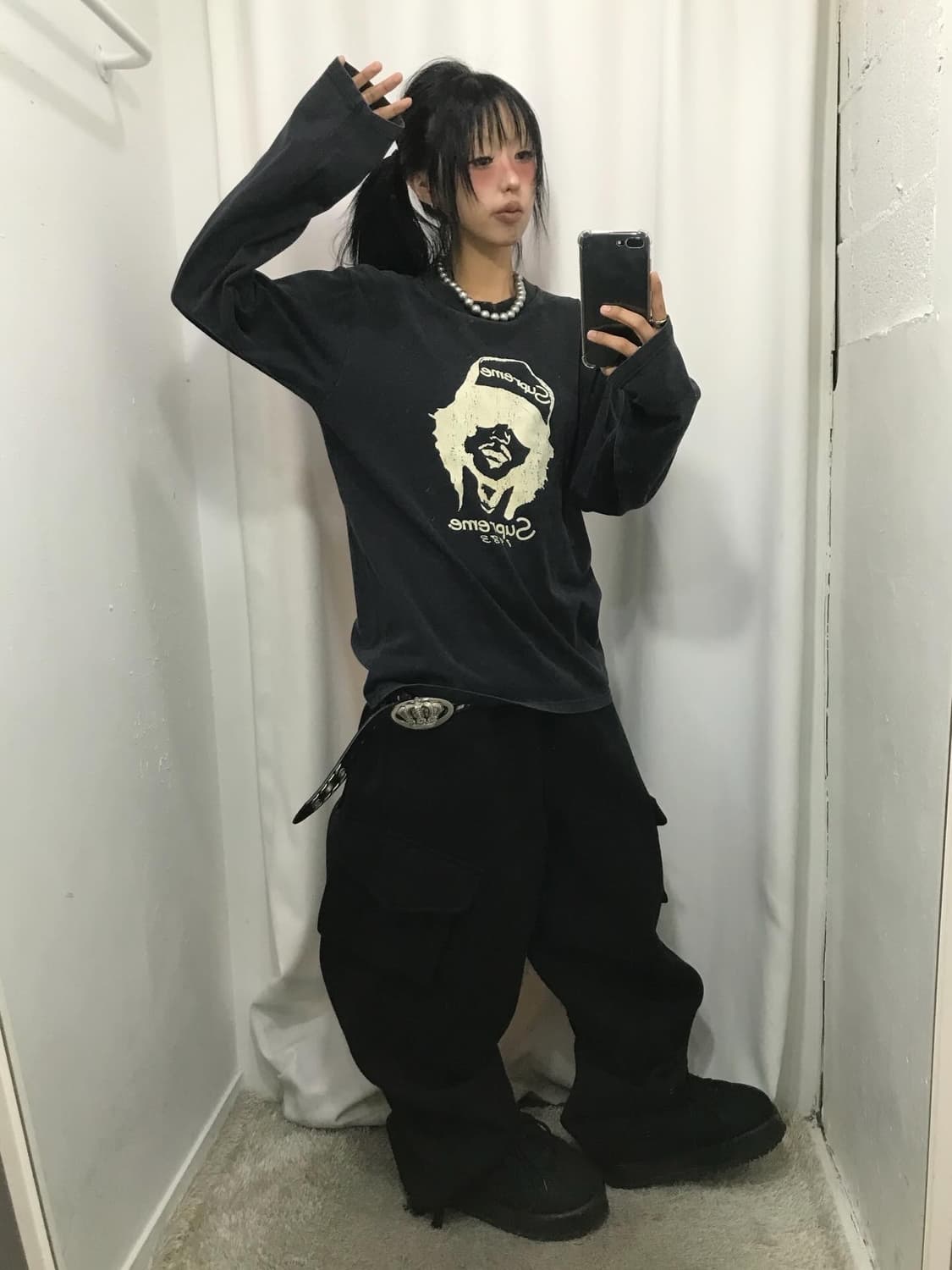 Supreme Logo Long Sleeves 상품이미지4