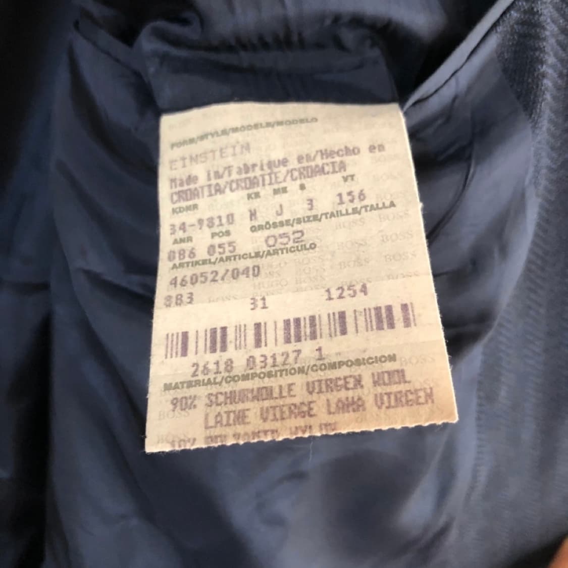 Hugo Boss Virgen Wool jacket 상품이미지6