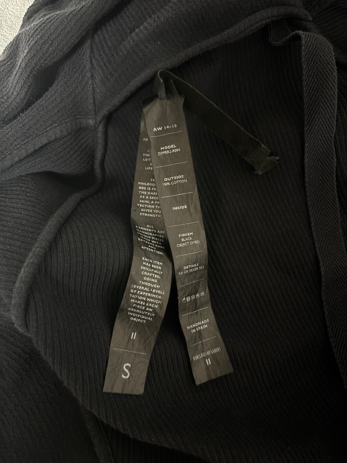 [S] 보리스 비잔 사베리 zipper2 닌자후드 상품이미지7