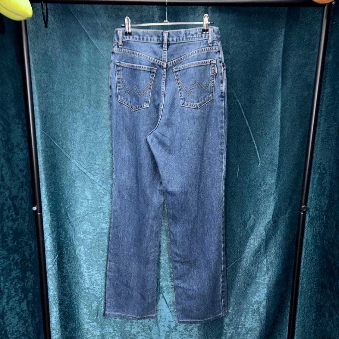 (30) 00s 에드윈 소프트진 플로럴 자수 데님 팬츠 상품이미지3