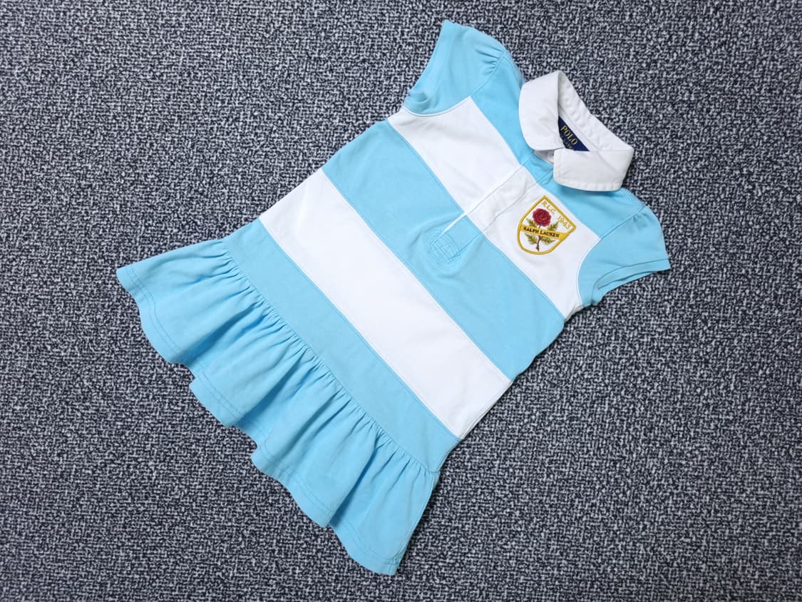 [무료배송][100]폴로 키즈 프릴 카라 원피스 상품이미지3