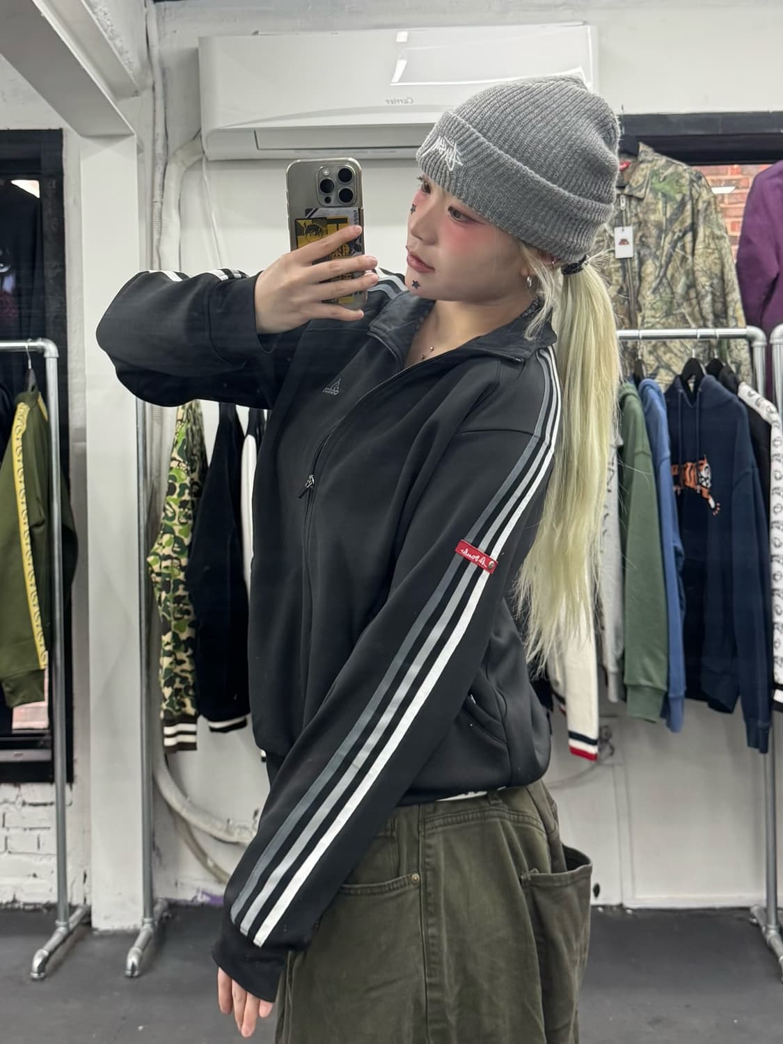 아디다스 사이드 투톤 져지 상품이미지1