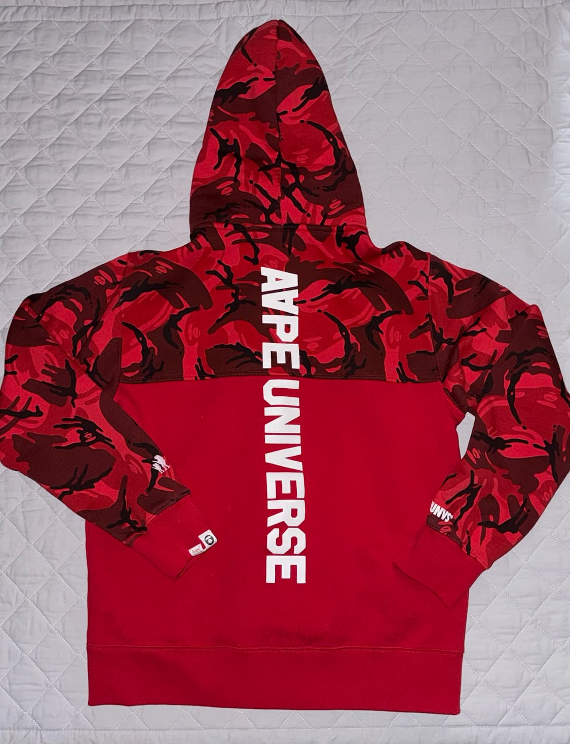 베이프 후드집업 레드 상품이미지2