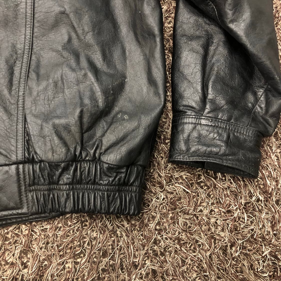 빈티지 소가죽 봄버 레더 가죽 자켓 상품이미지5