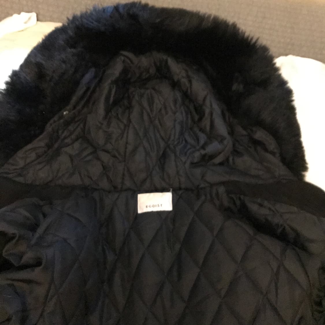 EGOIST 에고이스트 라떼갸루 퍼 떡볶이 코트 상품이미지5