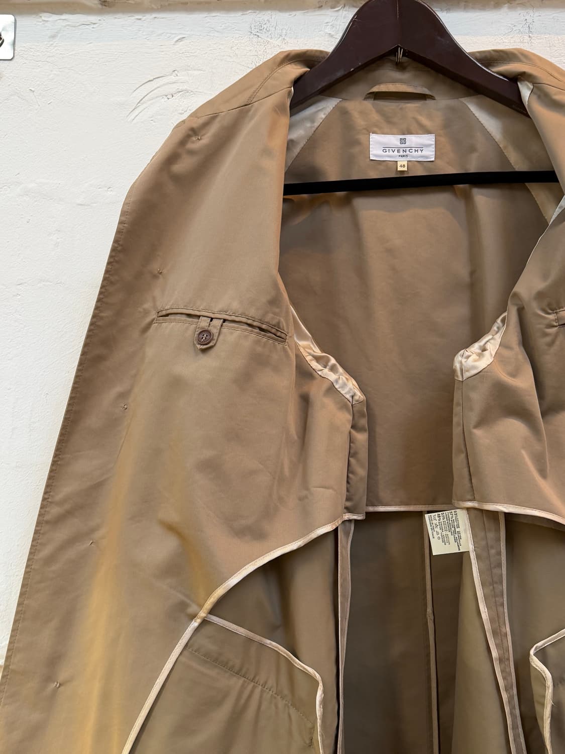 Givenchy 지방시 베이지 하프 트렌치코트 48 상품이미지8