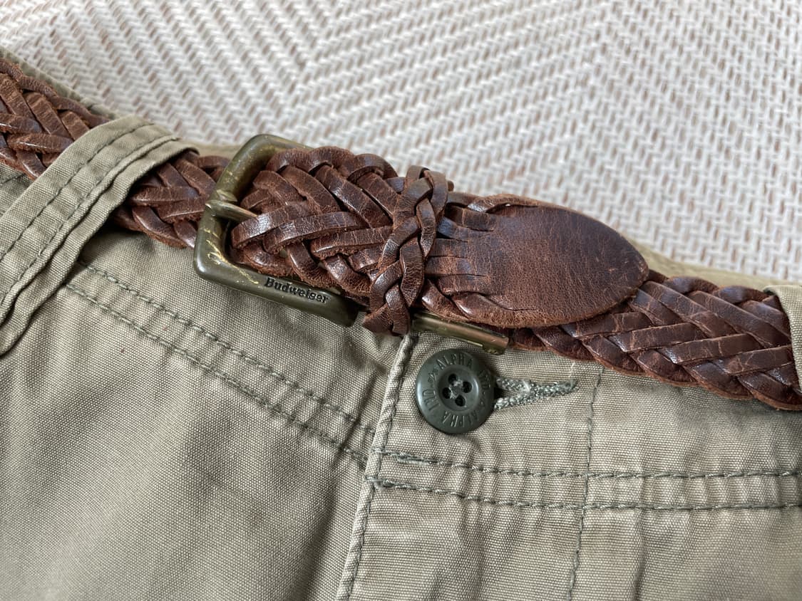 버드와이저 브라운 컬러 위빙 벨트 J03819 상품이미지2