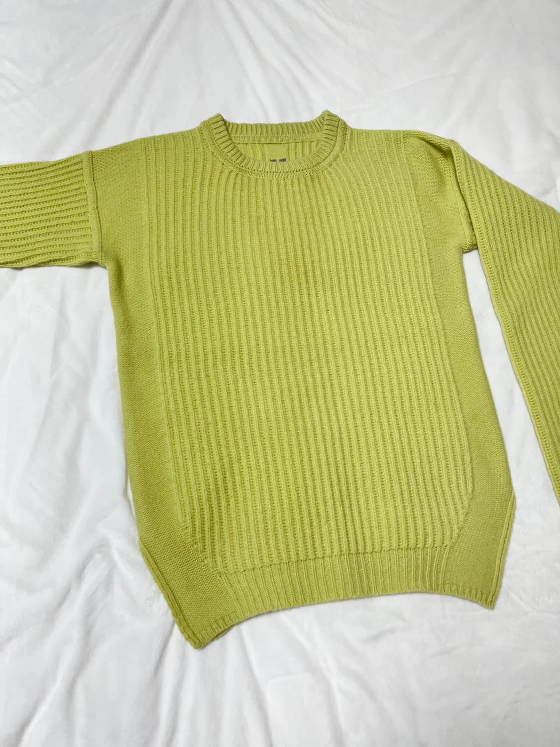 릭오웬스 / 피셔맨 니트 라임 / S 상품이미지1