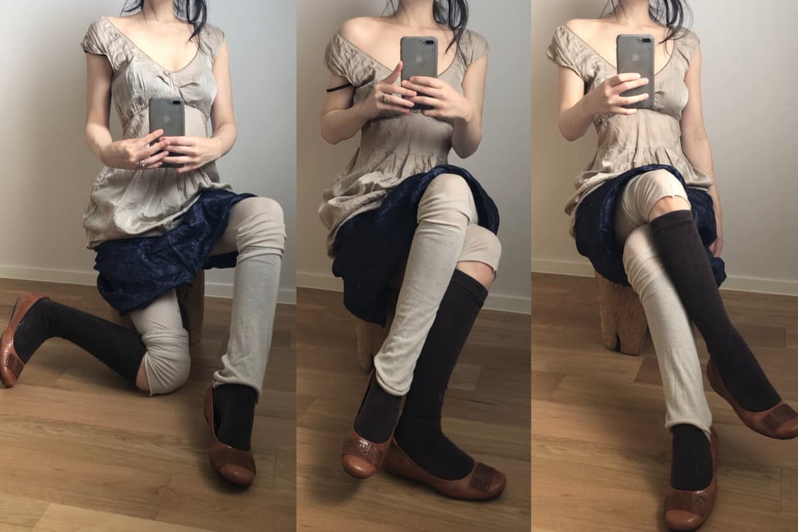 [직수입] 빈티지 코튼 실크 드레스 상품이미지5