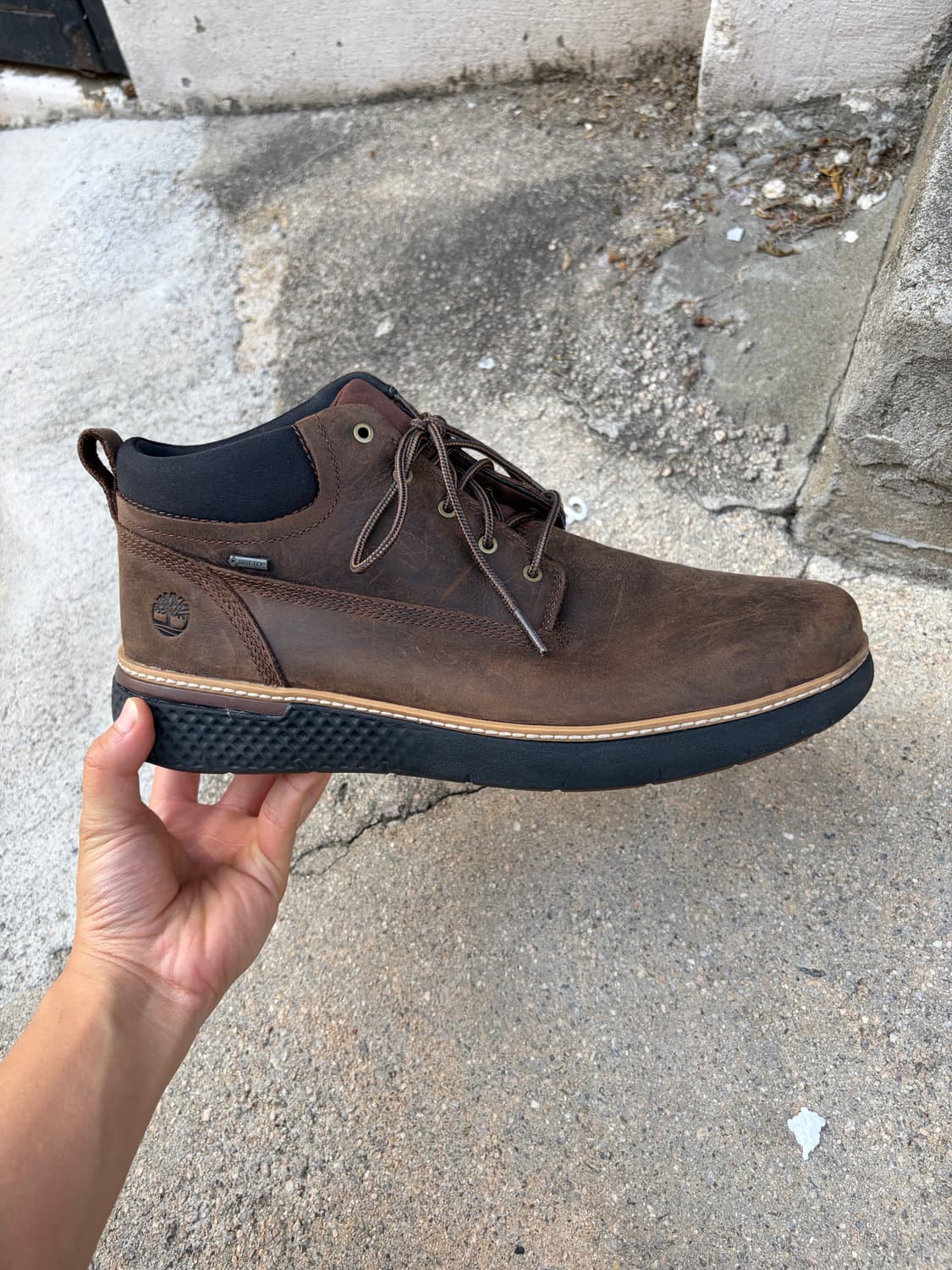 290) Timberland 크로스 마크 레더 부츠 상품이미지3