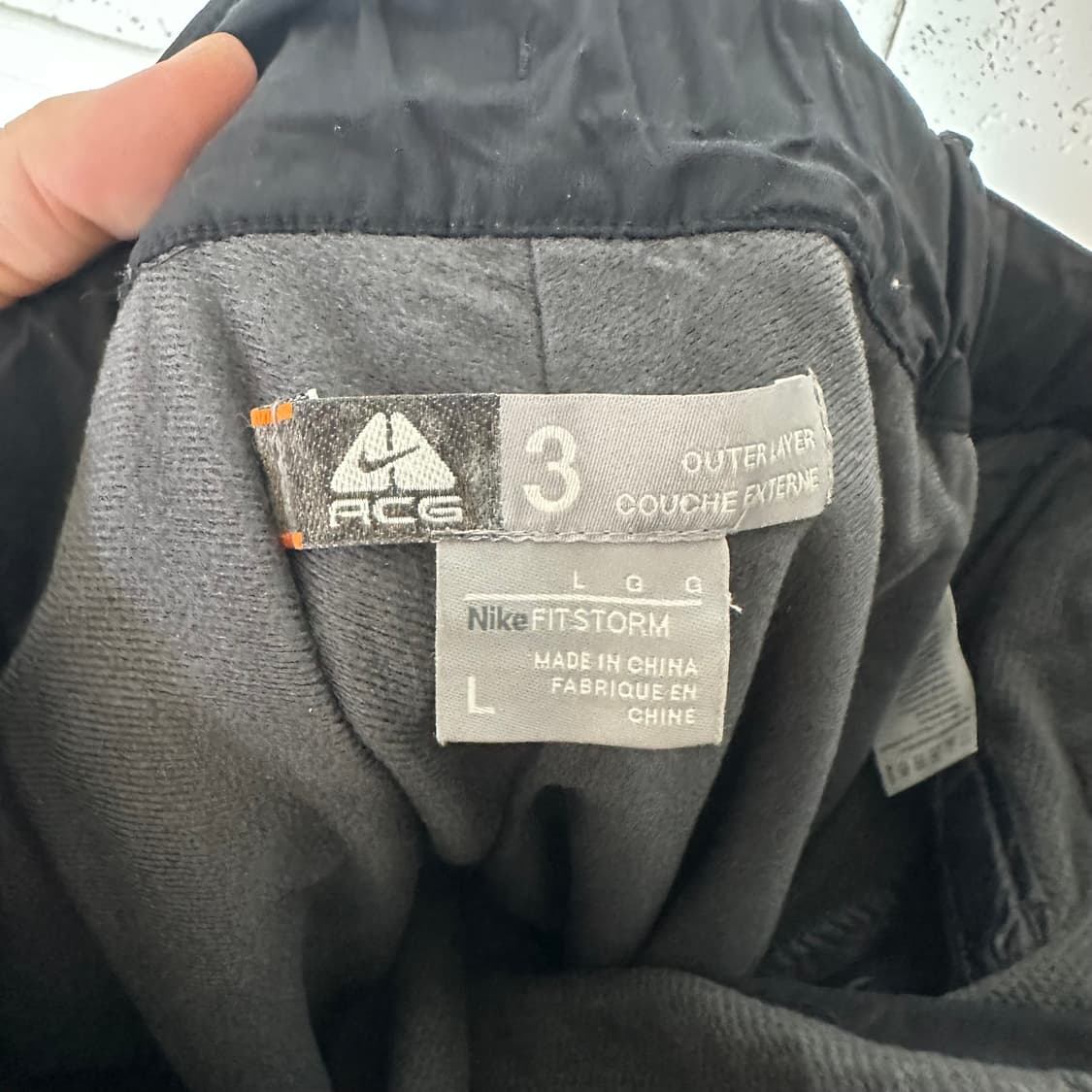 L ACG 스키바지 블랙 상품이미지6