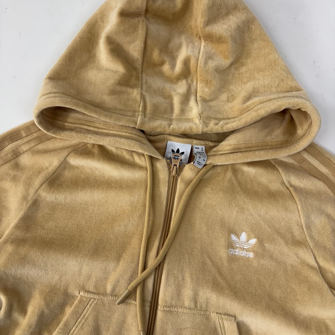 아디다스 벨벳 후드집업 상품이미지6