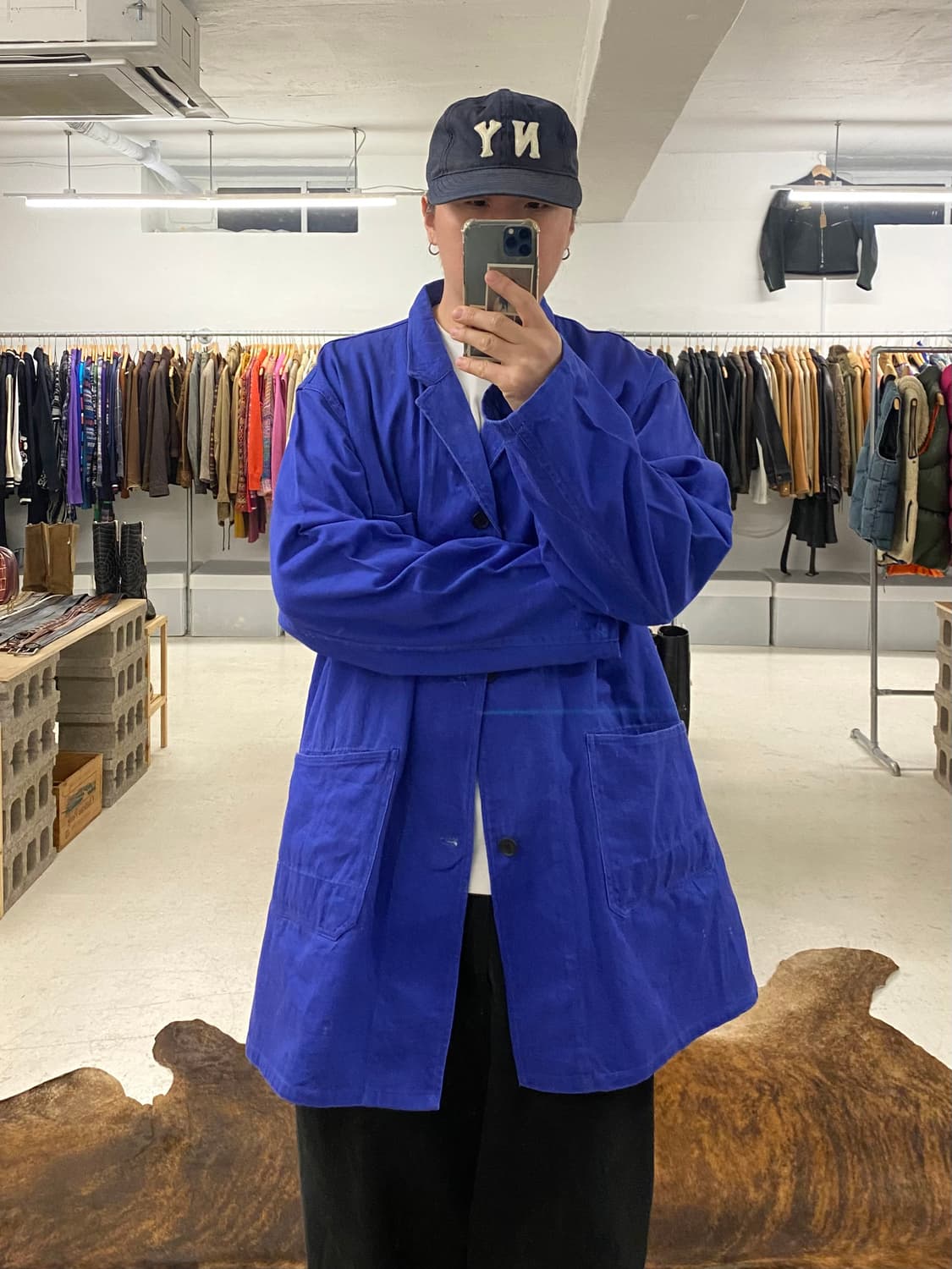 VTG french work shop coat 빈티지 프렌치 워크 샵코트 상품이미지9