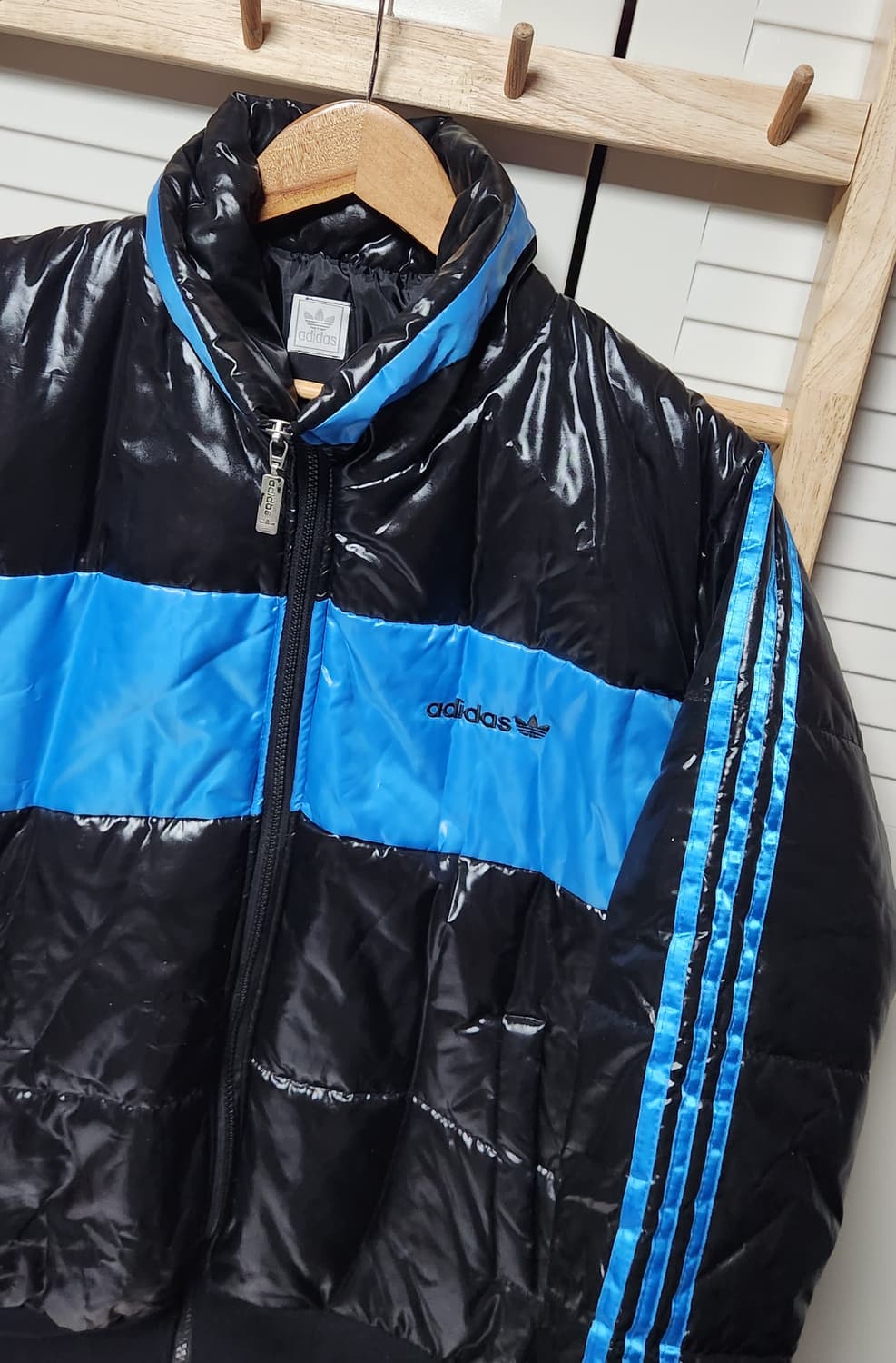 아디다스 Y2k 올드스쿨 유광 패딩 점퍼 자켓 상품이미지7