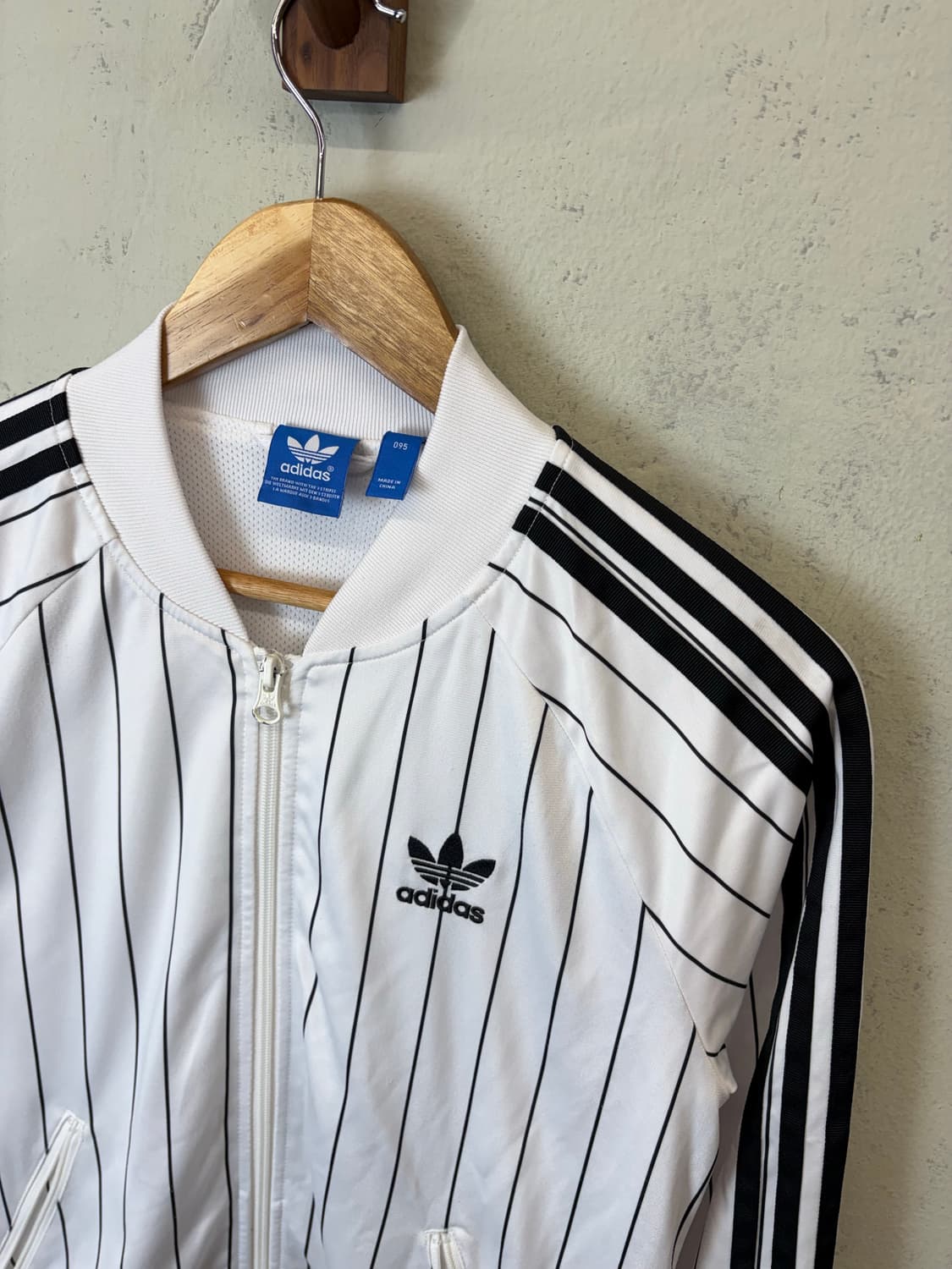 아디다스 슈퍼걸 스트라이프 트랙탑 져지 화이트 상품이미지6