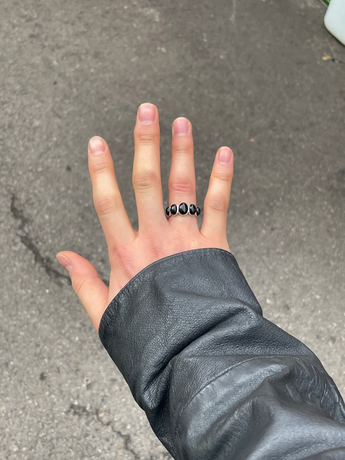 [008] 925실버 블랙 원석 빈티지 반지 상품이미지7