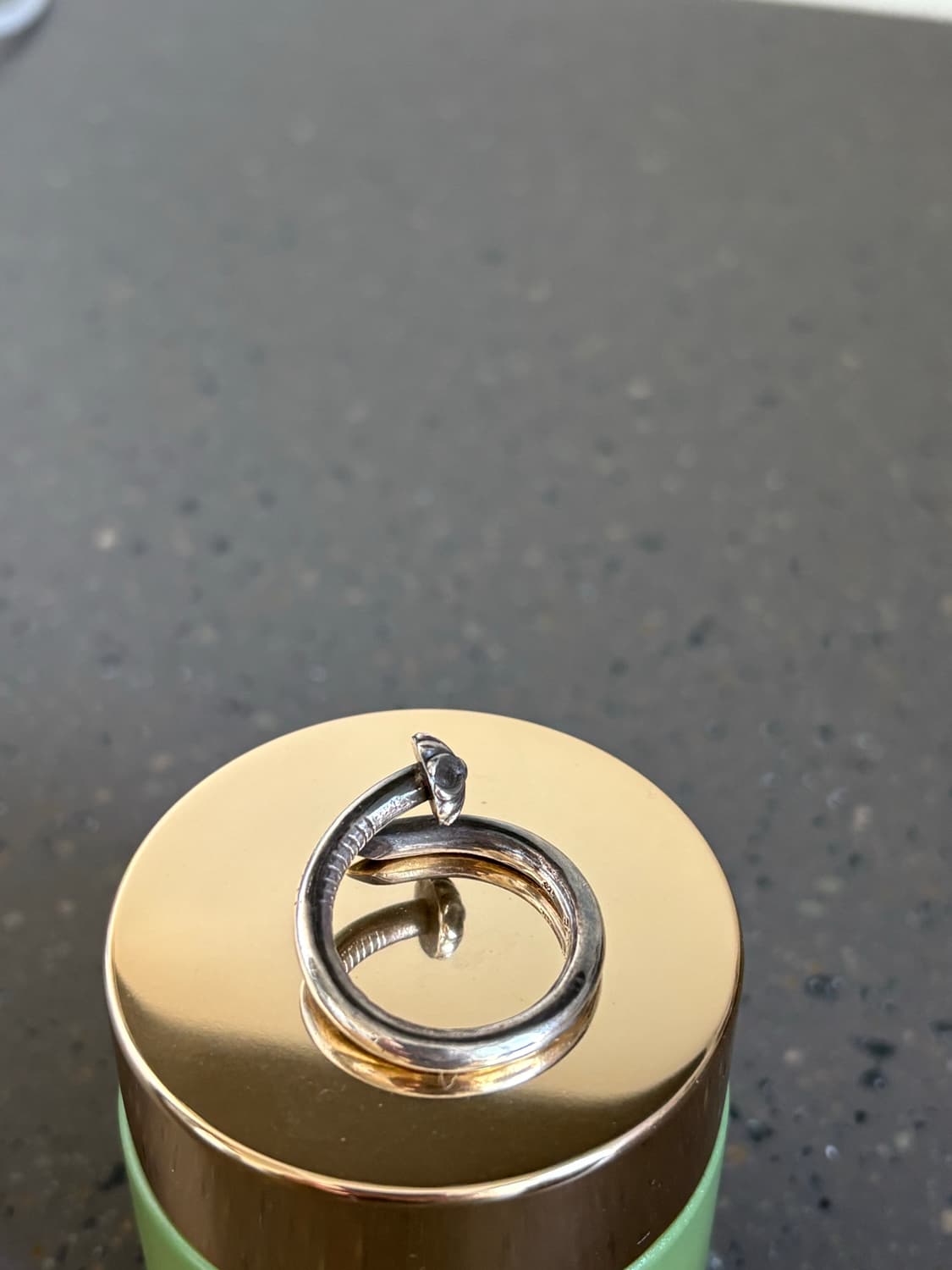 (정품) 크롬하츠 크로스 볼 네일링 size 16호 상품이미지6