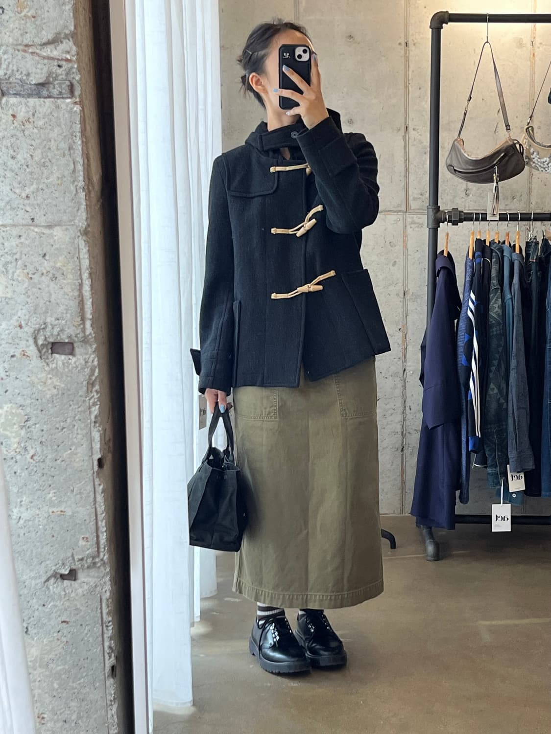 ZUCCA 더플 코트 그레이 상품이미지3