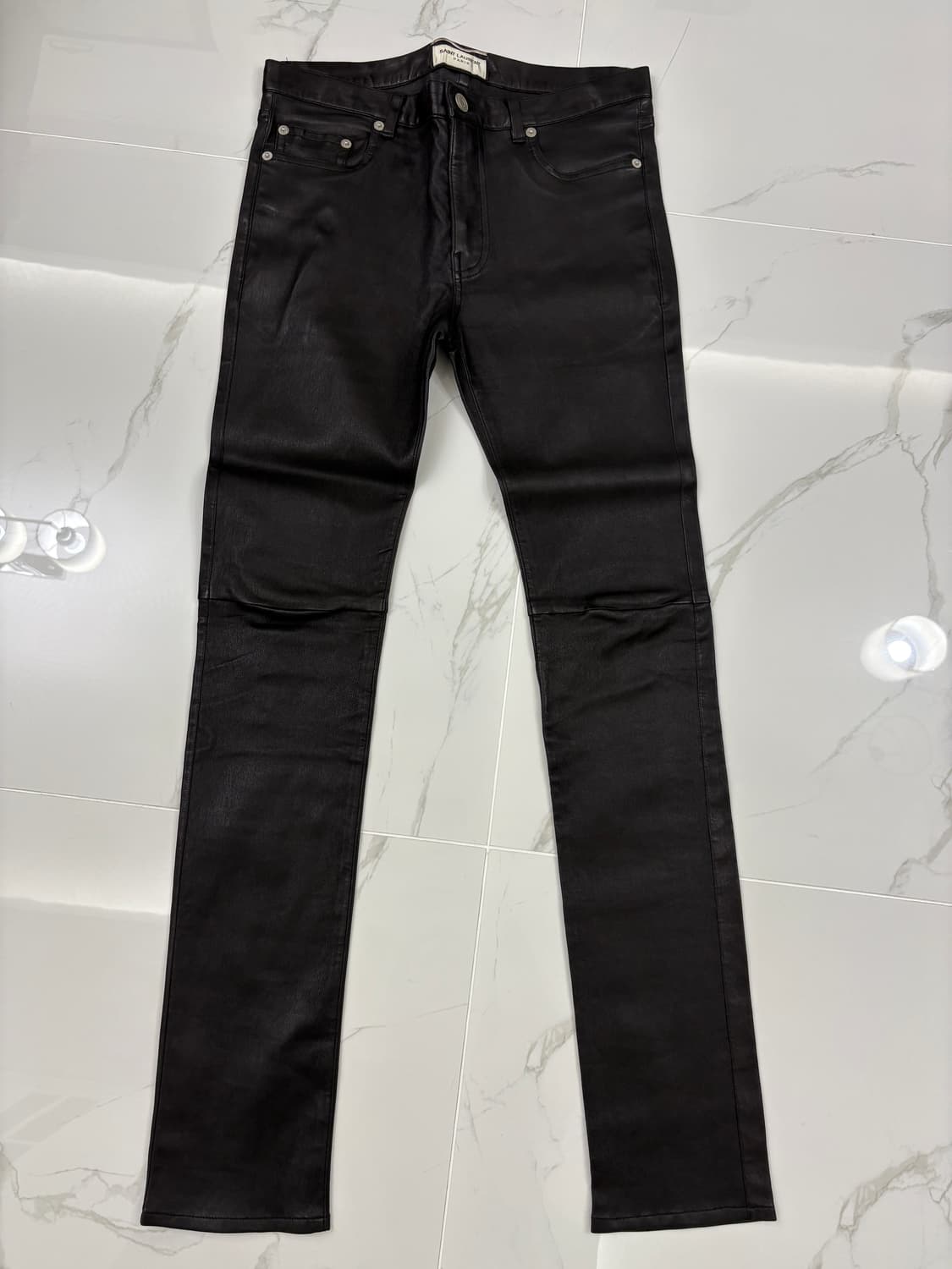 생로랑 13fw 가죽 램스킨 레더팬츠 상품이미지2