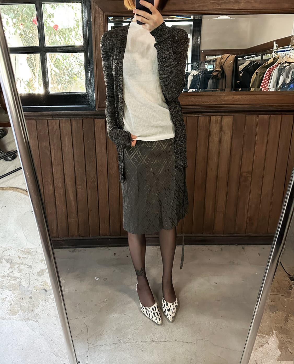 ISABEL MARANT tie check skirt 상품이미지2