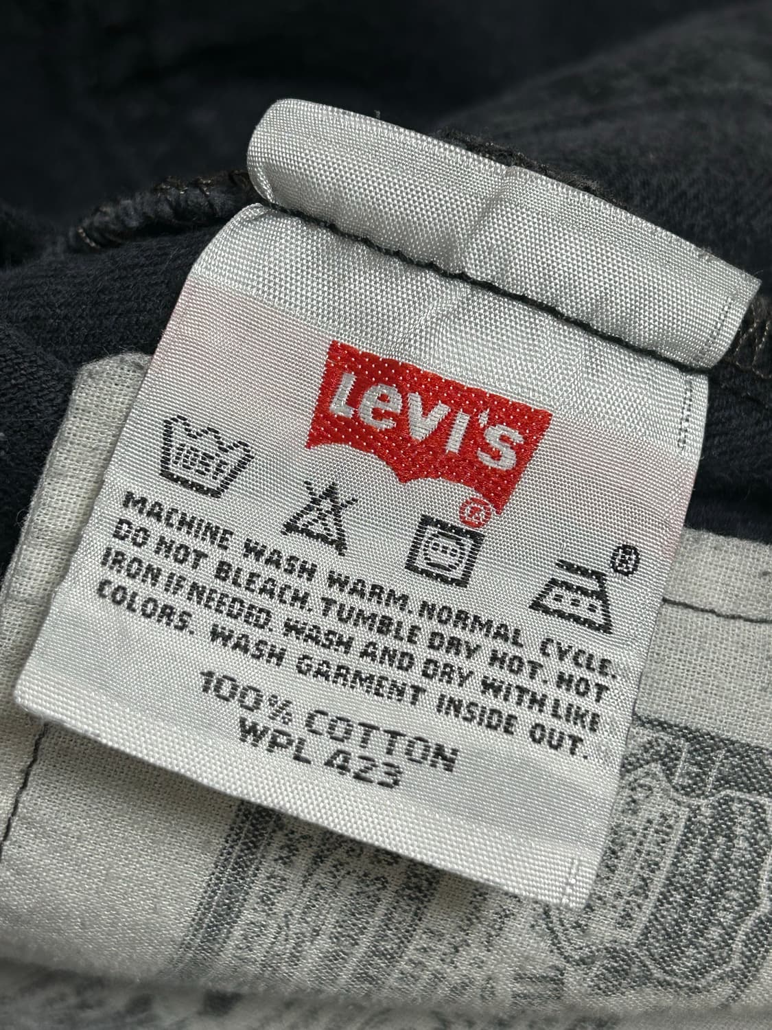 리바이스 00s 501xx 블랙 데님팬츠 W33 L30 상품이미지7