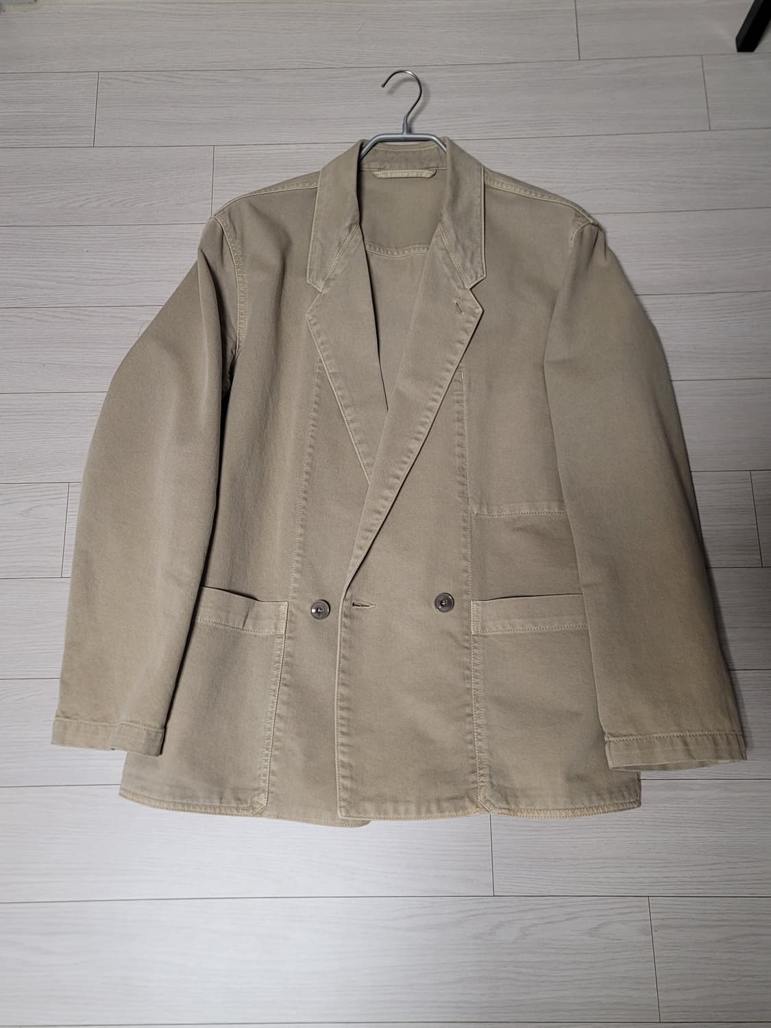 르메르 워크웨어 블레이저 M사이즈 내추럴 베이지 상품이미지3