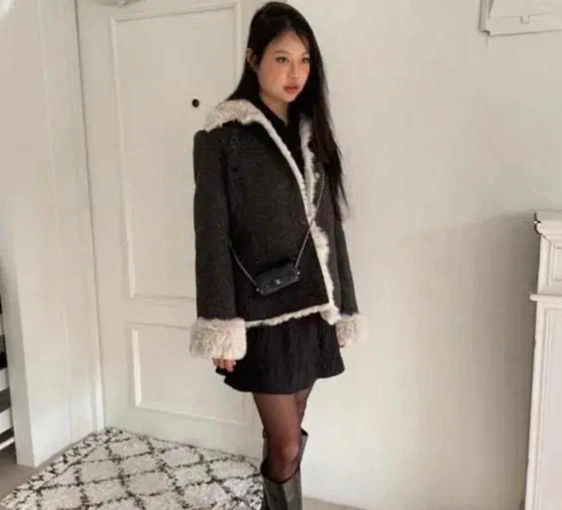 다크빅토리 퍼자켓 퍼숏코트 퍼무스탕 빈티지퍼자켓 상품이미지3