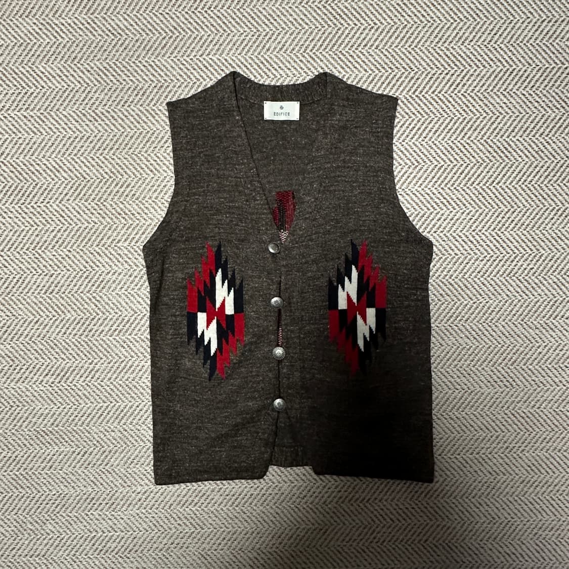 EDIFICE japan wool classic vest 상품이미지1