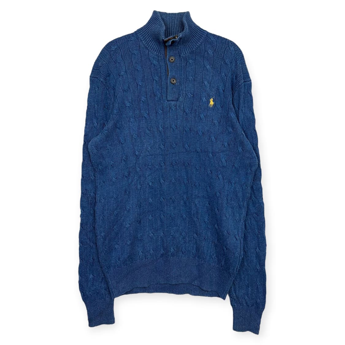 폴로 랄프로렌 하프집 꽈배기 니트 티셔츠 상품이미지1