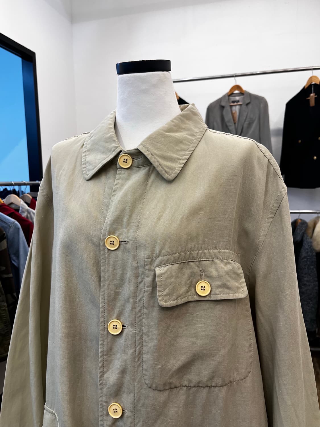 지방시 리오셀 린넨 헌팅 자켓 상품이미지3