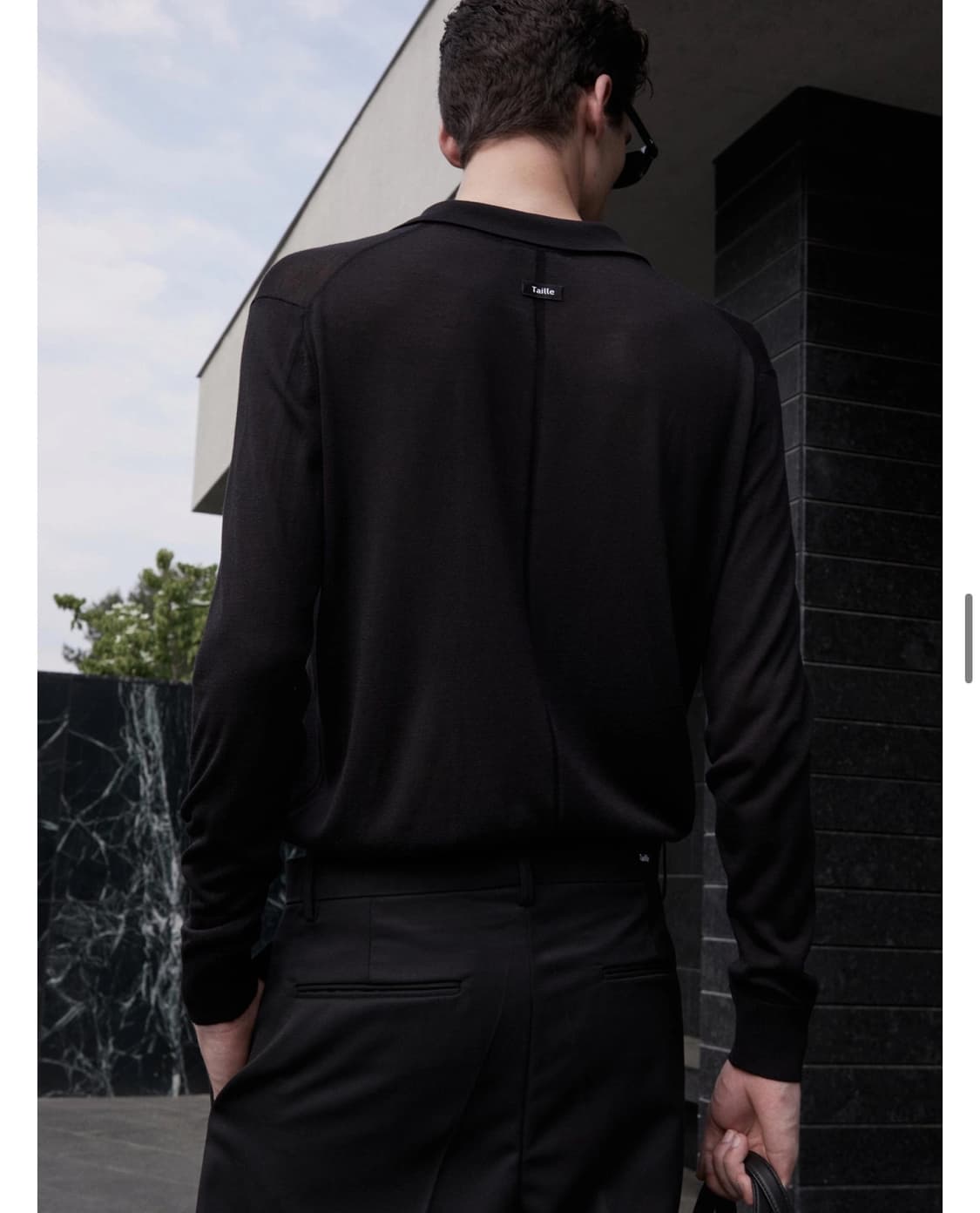 타일레 ECLAT VEIL SILK KNIT POLO TOP 니트 폴로 상품이미지4