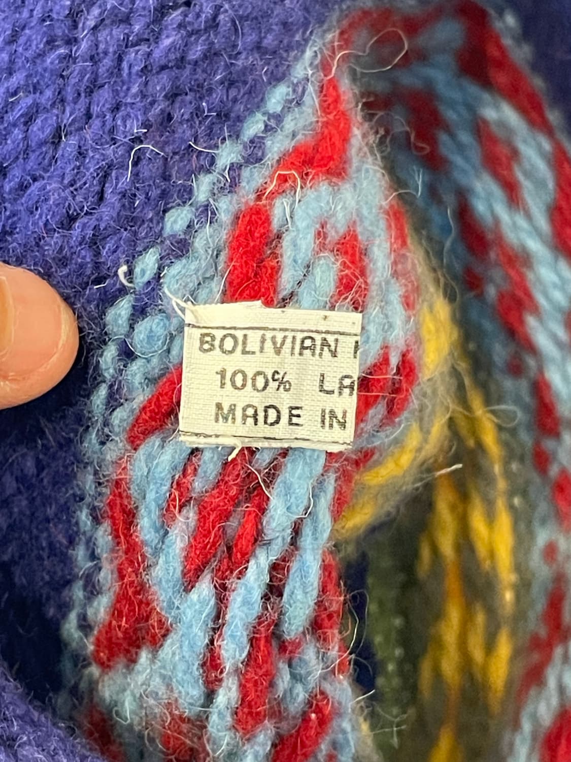 빈티지 램스울비니 퍼플 상품이미지4