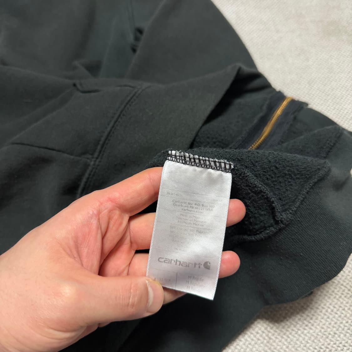칼하트 오리지널 핏 후드집업 상품이미지3