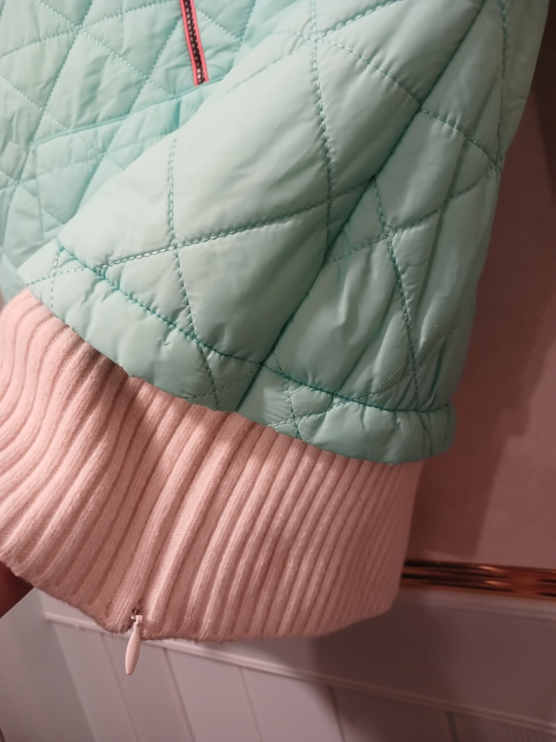 타이틀리스트 정품 여성 모직 후드 반집업티 L (95) 사이즈 상품이미지9