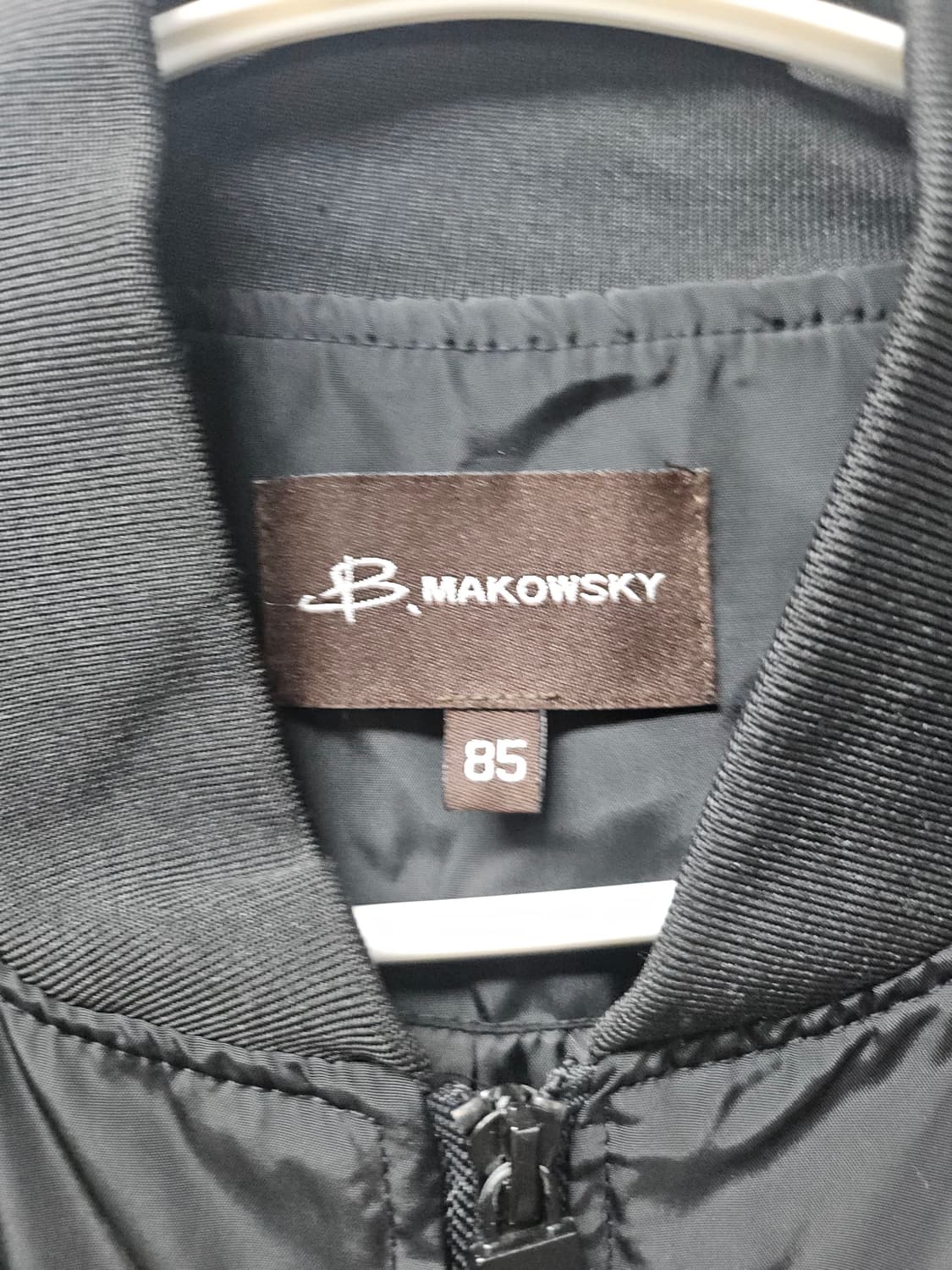 B.마코위스키 루즈핏 바람막이 롱 자켓 85 상품이미지2