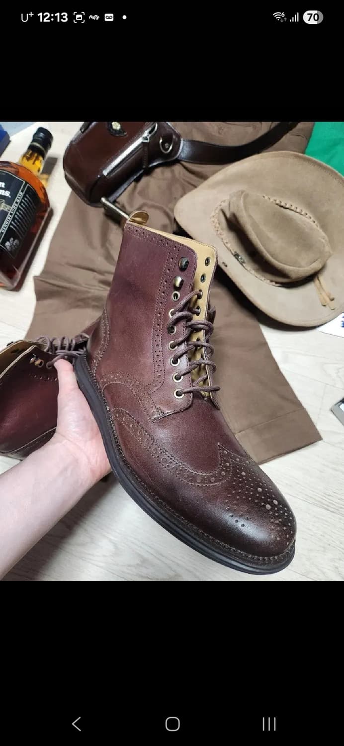 (새상품)COLE HAAN 브로그 윙팁 부츠 워커 서비스 구두 루나 콜한 상품이미지10