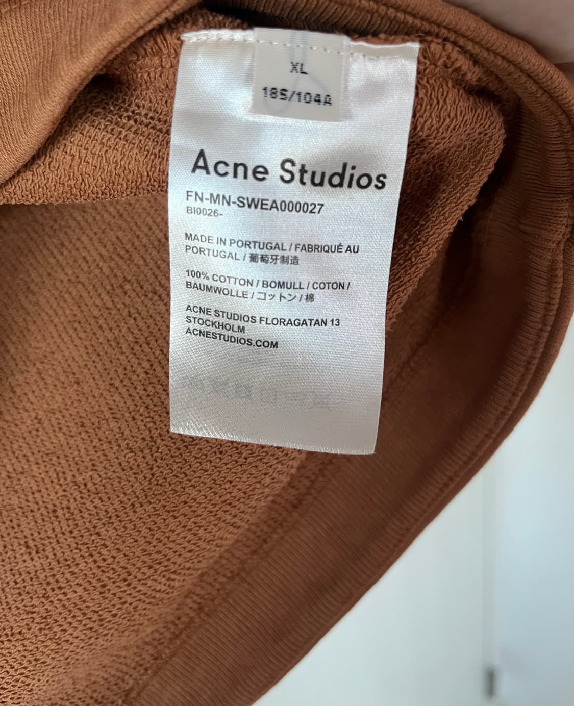 아크네 스튜디오 하프넥 스웻셔츠 XL 상품이미지7