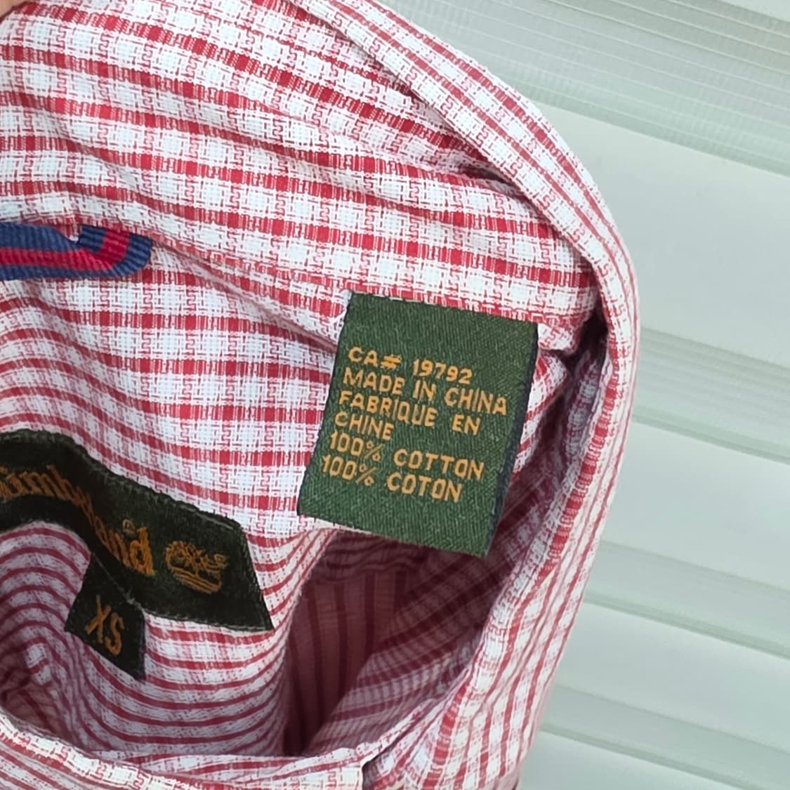 팀버랜드 반팔 체크셔츠- 95-100정도 상품이미지8