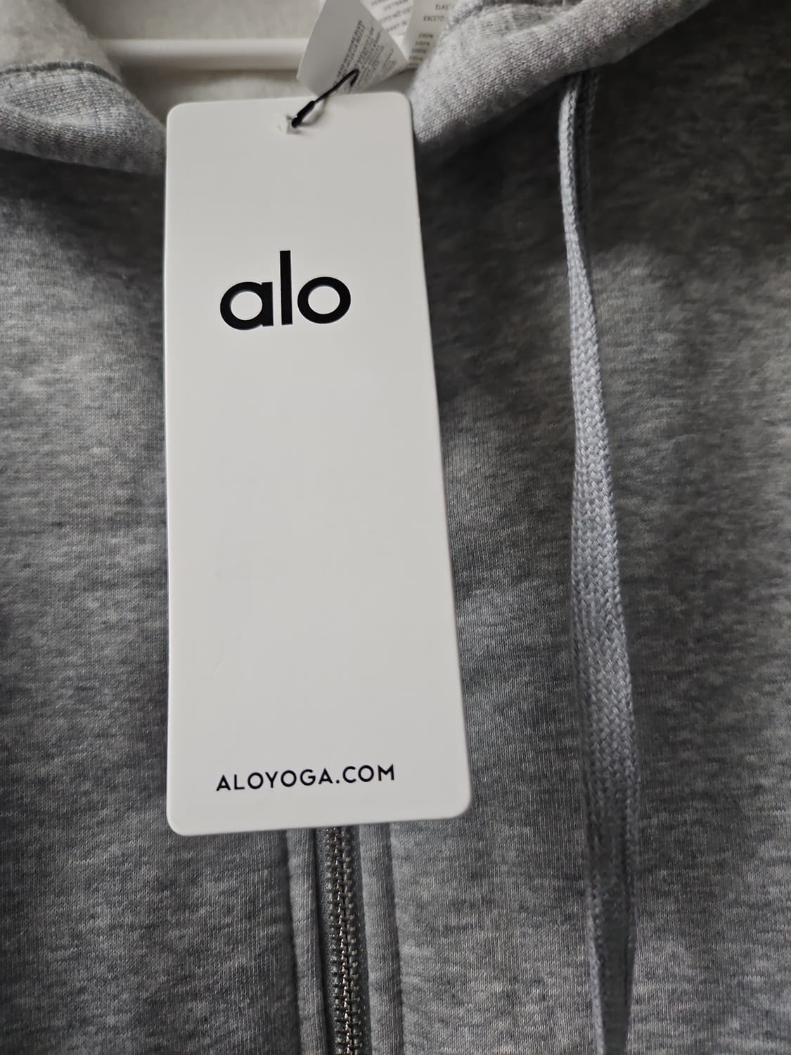 Alo Yoga 집업 후드 스몰 그레이 상품이미지2