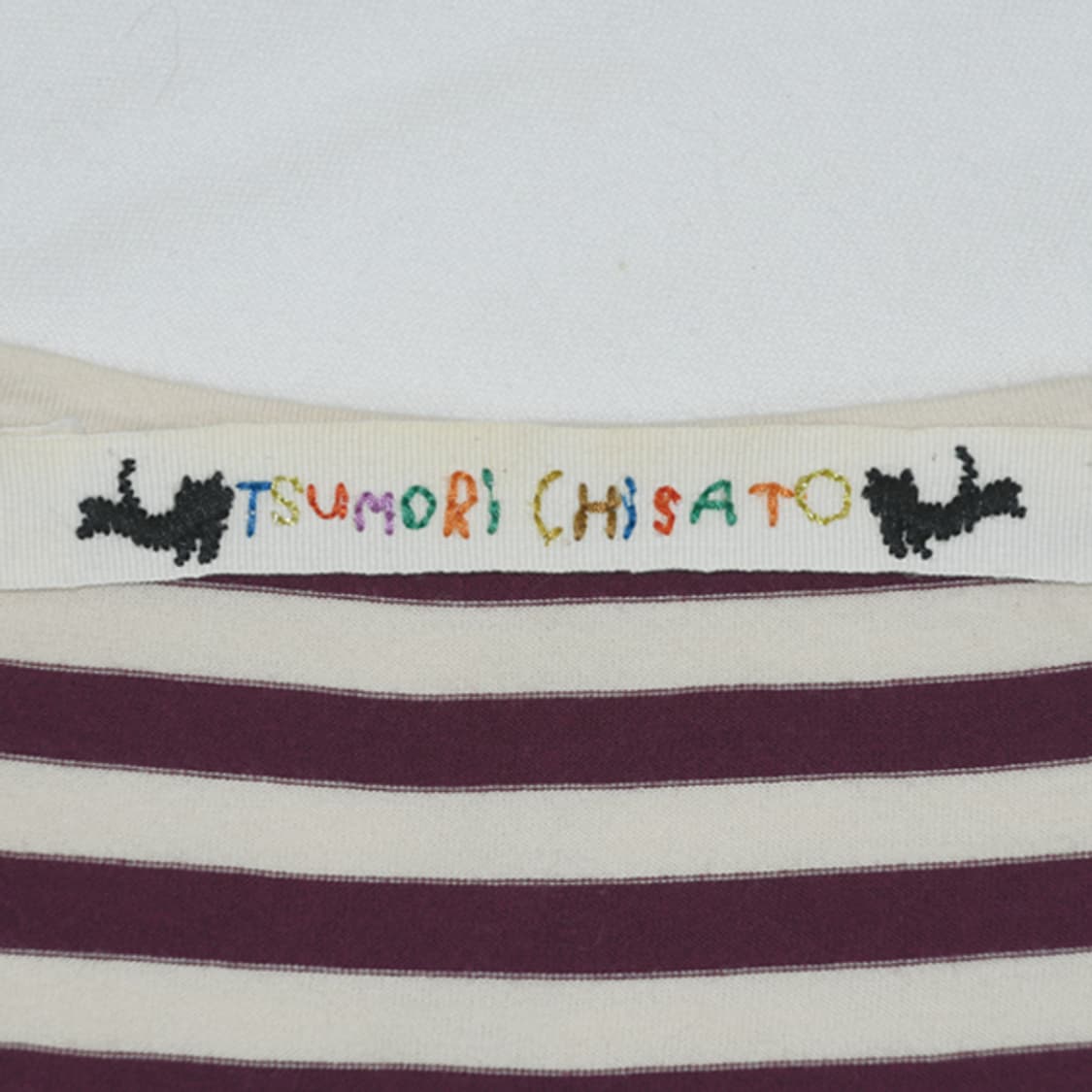 Tsumori Chisato 스트라이프캣프린트티셔츠 상품이미지7