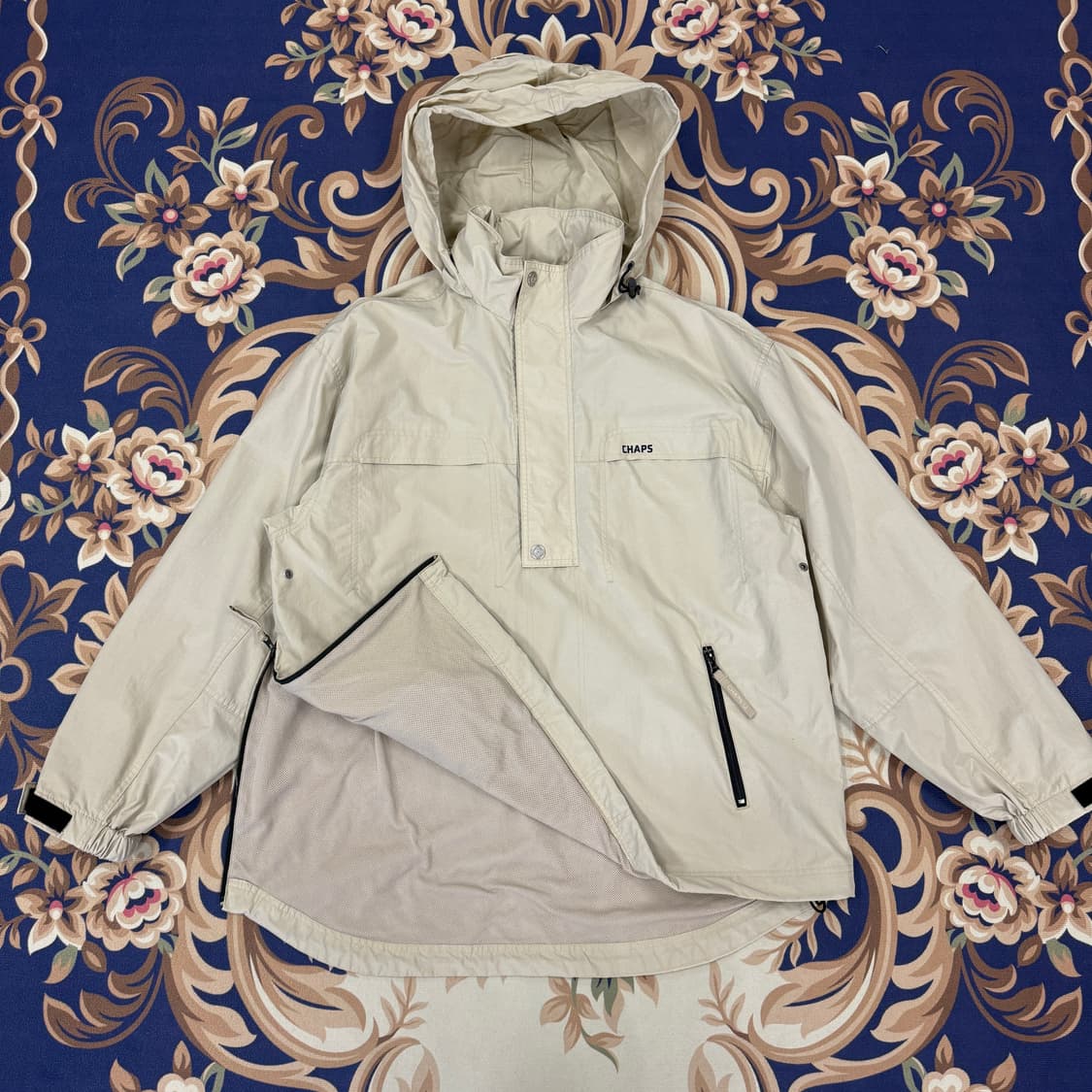 (L)챔스 Chaps 아노락 자켓(베이지,후드내장형) 상품이미지4