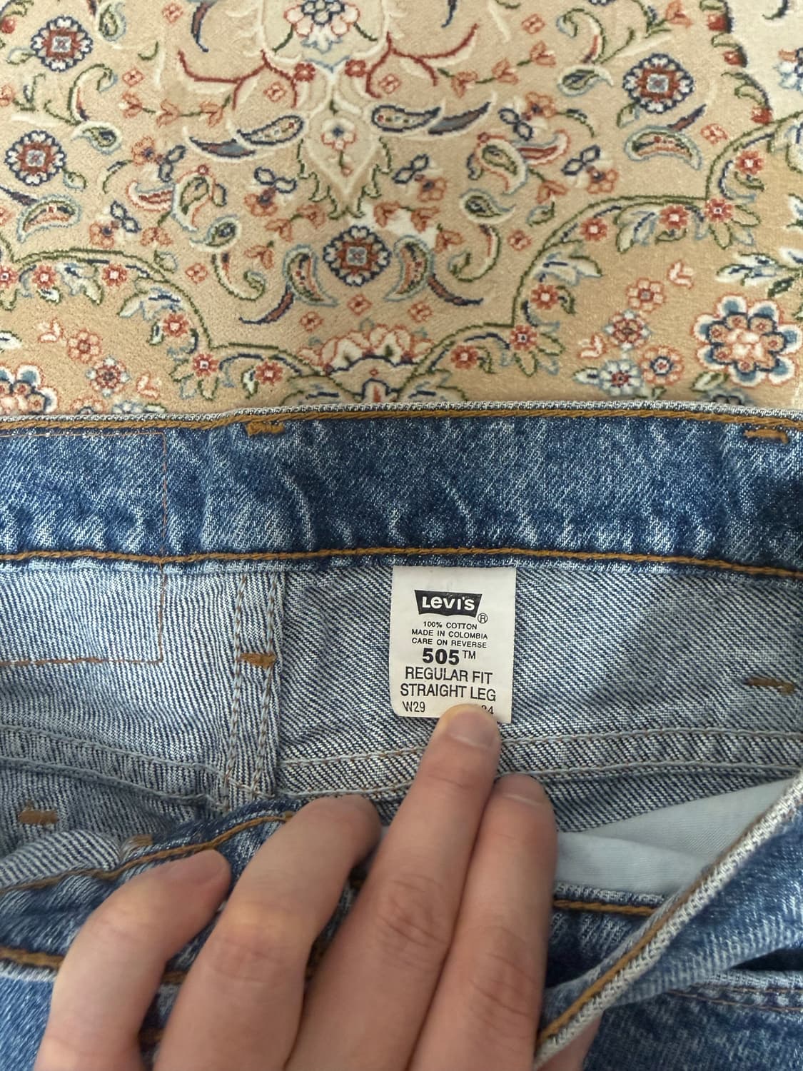 리바이스 505 오렌지탭 스트레이트 데님  상품이미지4