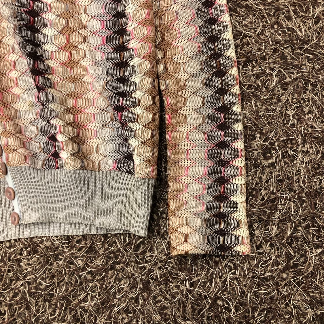 미쏘니 패턴 가디건 상품이미지3